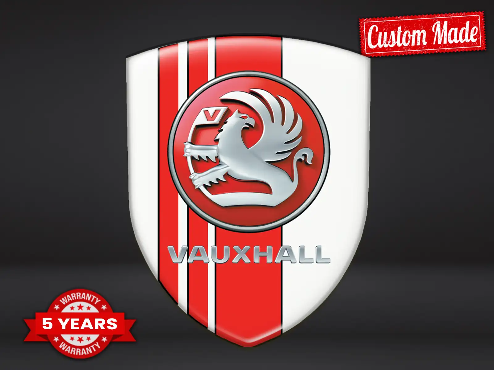 Vauxhall Personalisierte Logosticker Limitiert Universal Robust
